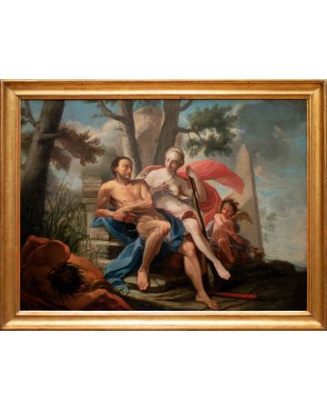 Hercules and Omphale - Modern Artwork