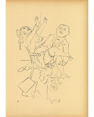Happiness  from Ecce Homo by  George Grosz - Modern Artwork