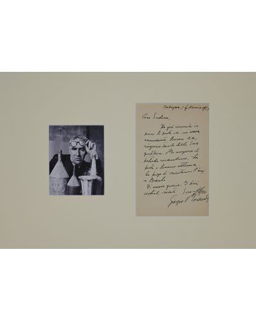 Giorgio Morandi Autograph letter by Giorgio Morandi - Manuscripts