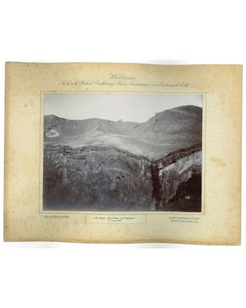 Der Krater des Fugjiama - 13 August 1893 - by prince Franz Ferdinand von Osterreich Este - Artwork