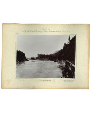 U. St. Columbia River - Tooth Bridge - 18 September 1893  by prince Franz Ferdinand von Osterreich Este - Artwork