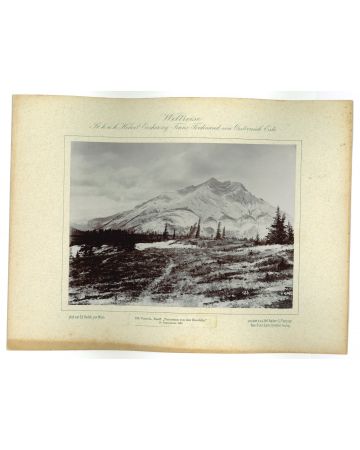 Canada. Bauff-Panorama von den Hoodohs by prince Franz Ferdinand von Osterreich Este - Artwork