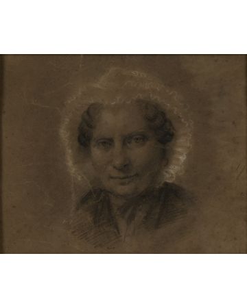 Portrait of an old woman by Anonymous - Modern Artwork