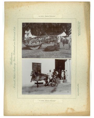 Indien - Benares Fuhrwerke by prince Franz Ferdinand von Osterreich Este - Artwork
