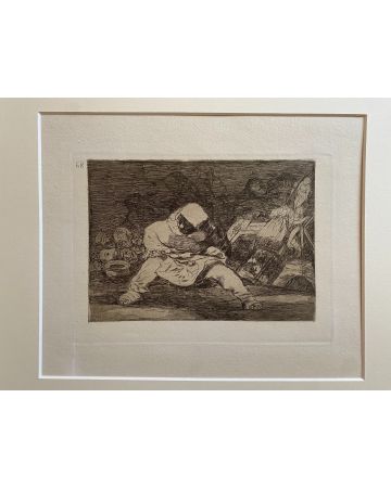 Que Locura  - Plate 68 from Los Desastres de la Guerra by Francisco Goya - Artwork 