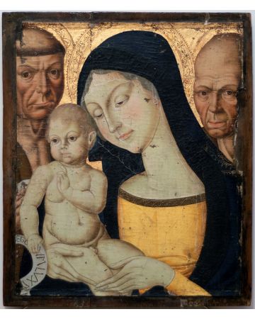 Virgin Mary with St. Stephens and St. Bernardino - SOLD