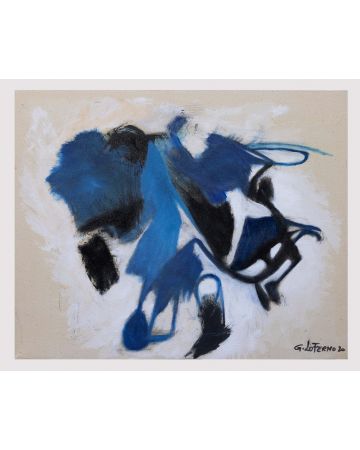 Blue Shape by Giorgio Lo Fermo - Contemporary Artwork 
