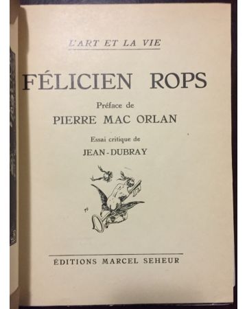 Félicien Rops, l'Art et la Vie by Jean Dubray - Rare Books