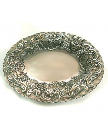 Embossed Silver Centrepiece by Anonymous - Decorative Object