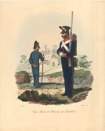 Petrone, Royal Army of Veterans and Disables, Lith. 1836.