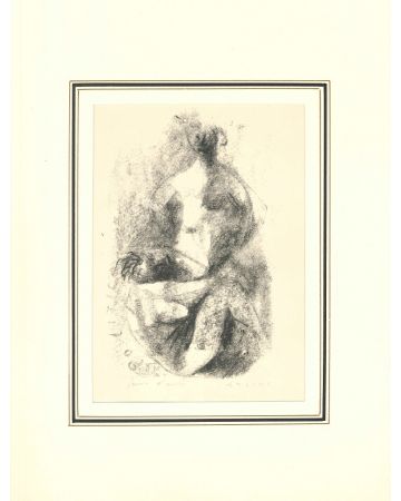 Marino Marini, Due nudi, Two nudes, Litograph, 1947, Modern Art Artwork