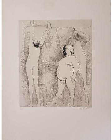 Marino Marini, L'impiccato, hanged man, 1946, Vertice Ed. d'Arte, Livorno, 1977, Modern Art, Artwork