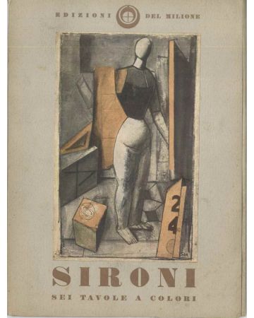 Mario Sironi, Sironi, Sei tavole a colori, Milano, edizioni del Milione, 1953, Prints, collection, book, Artwork