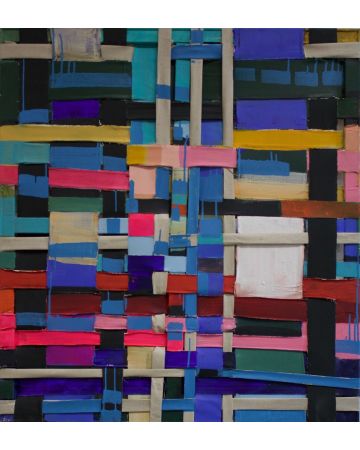 Woven Colours by Engdaget Legesse - Contemporary Artwork