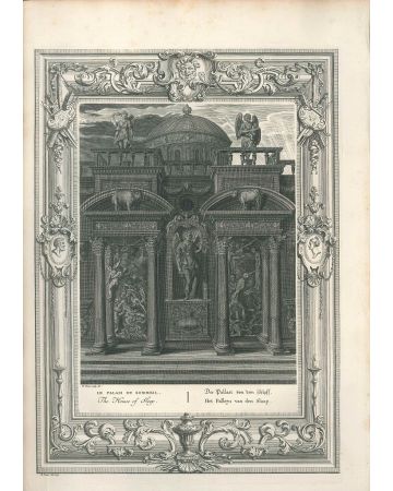 Le Palais du Sommeil, from "Le Temple des Muses", by Bernard Picart, original print