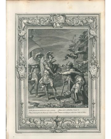 Phinée, from "Le Temple des Muses, by Bernard Picart, original print