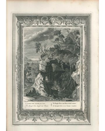 La Nymphe Echo, from "Le Temple des Muses", by Bernard Picart, original print