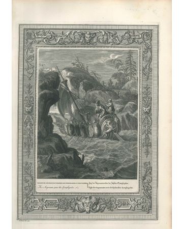 Argonautes, from "Le Temple des Muses", by Bernard Picart, original print