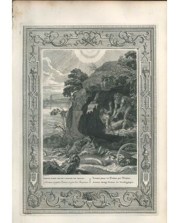 Aristée, from "Le Temple des Muses", by Bernard Picart, original print