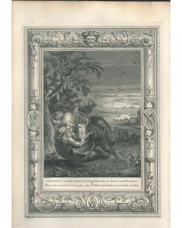 Tithon, from "Le Temple des Muses", by Bernard Picart, original print