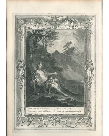 Clythie, from "Le Temple des Muses", by Bernard Picart, original print