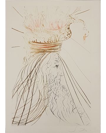 Le Roi Marc, from "Tristan et Iseult", by Salvador Dalì, original print