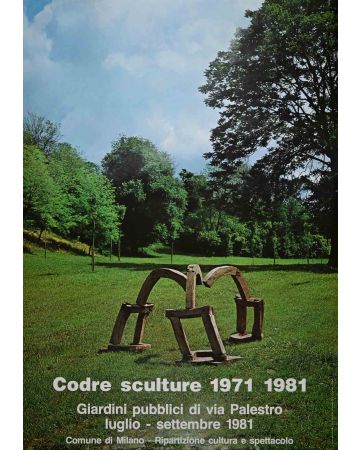 the poster of Codre sculpture  in Milan
