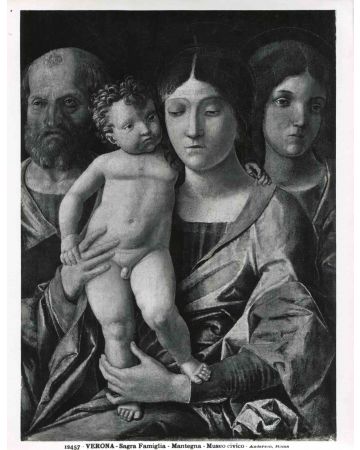 Holy Family by Mantegna - Vintage Photograph