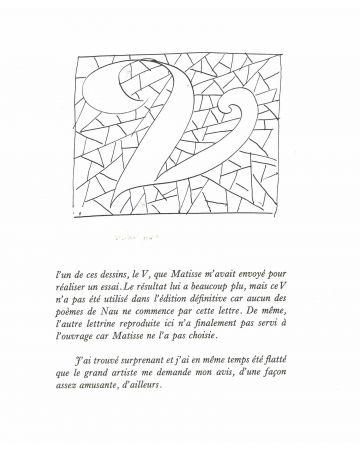 Henri Matisse – Le V - Contemporary Art