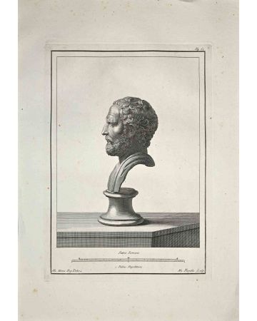 Profile of Ancient Roman Bust