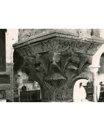 Caorle Cathedral - Vintage B/w Photo Detail