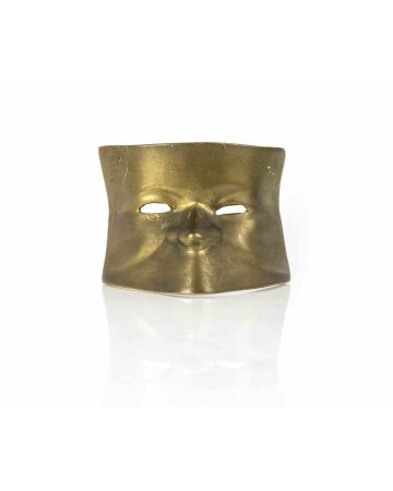 Vintage Venitian Brass Mask