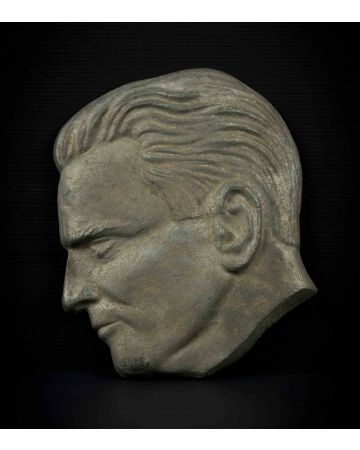 Profile of Man - Vintage Sculpture