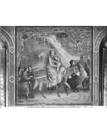 The Flight into Egypt - Vintage Photo Detail of the "Cappella degli Scrovegni"