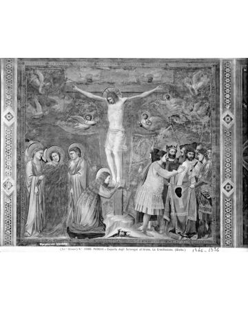 The Crucifixion - Vintage Photo Detail of the "Cappella degli Scrovegni" (Padova, Italy)