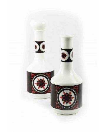 Pair of Vintage Chinese Ceramic Bottles 