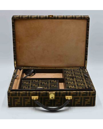 Vintage Fendi Monogram Briefcase 24 Hours Document and Jewel case - SOLD
