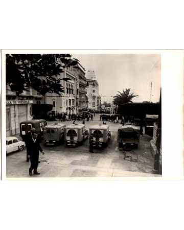 Ambulances, Algeria, historical photograph