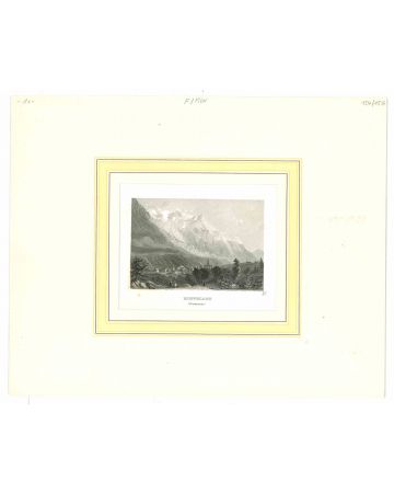 Ancient View of Montblanc