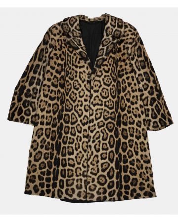 Vintage Leopard fur Coat by Joseph Palla