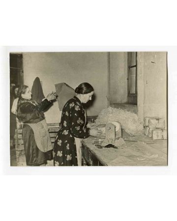 Women at Work - Vintage Photograph About Women Rights