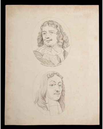 Portraits - Johann Caspar Lavater and Thomas Holloway - Old Master