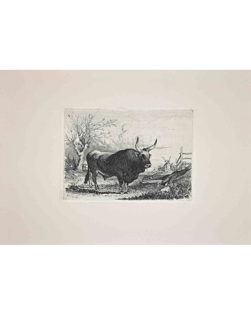 The Bull in  Roman Countryside