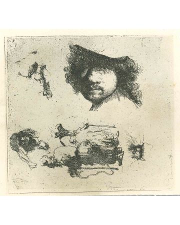 Sketch of Rembrandt's Face I