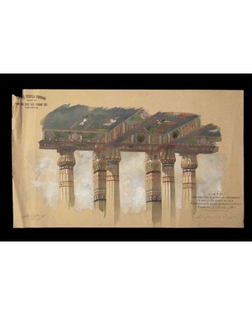 Sketch of Egyptian Temple