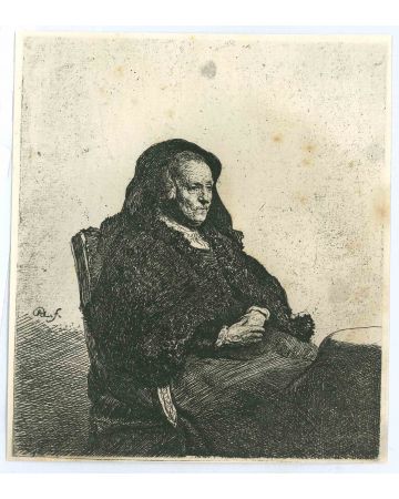 Rembrandt's Mother with Black Veil I