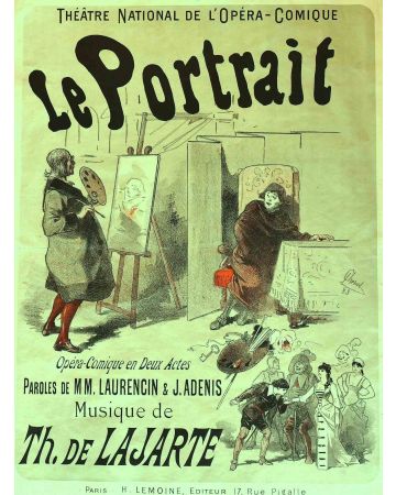 Le Portrait - Theatre Poster