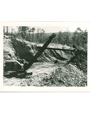 Strip Mining in American Coal - American Vintage Photograph