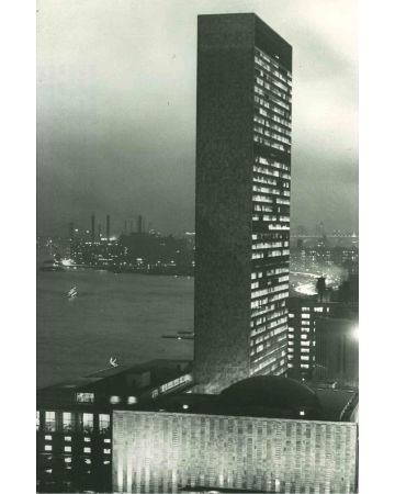 Night View - American Vintage Photograph