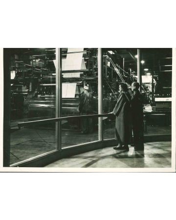 Presses in Operation - American Vintage Photograph